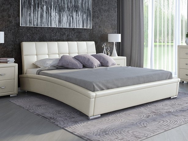 Кровать Corso 1 L Diva Вечерний ирис (322), Микрофибра Без основания Кровать Corso 1 L Diva Вечерний ирис (322), Микрофибра Без основания